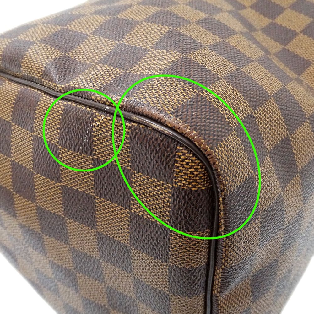 Louis Vuitton Bag Damier Women'S Brand Handbag Speedy 35 N41523 Brown Stylish