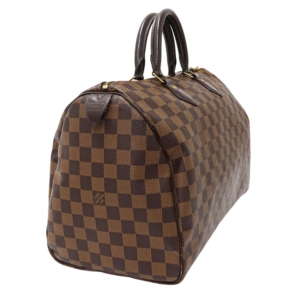 Louis Vuitton Bag Damier Women'S Brand Handbag Speedy 35 N41523 Brown Stylish