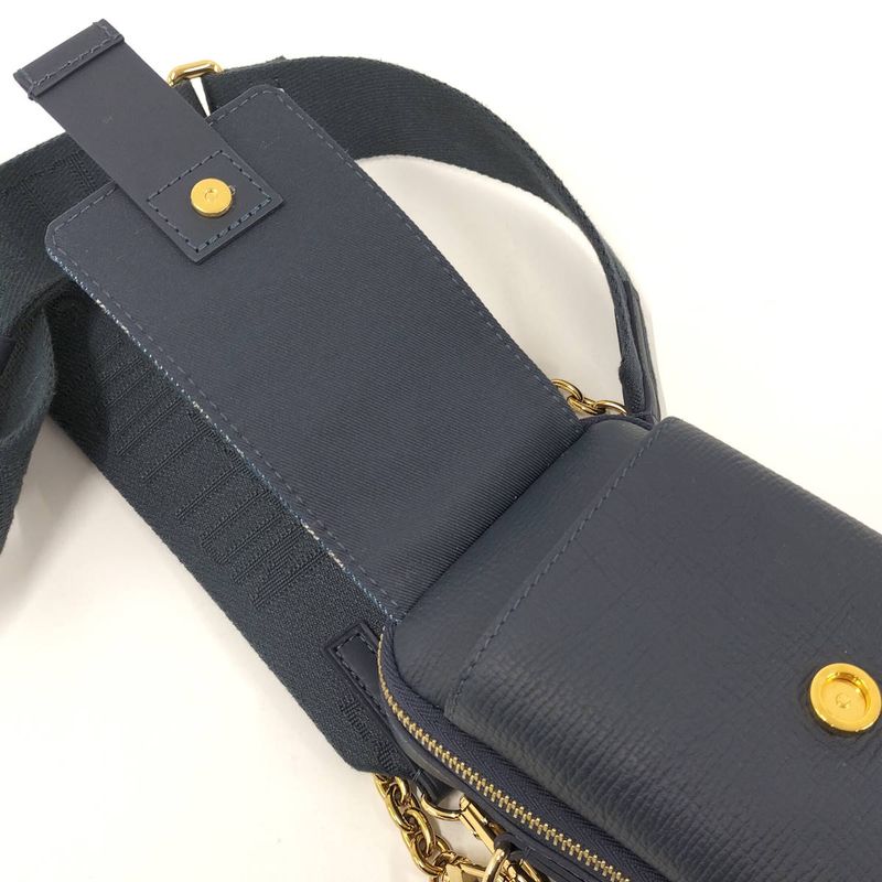 Louis Vuitton Shoulder Bag Double Phone Pouch Monogram Denim Rfid
