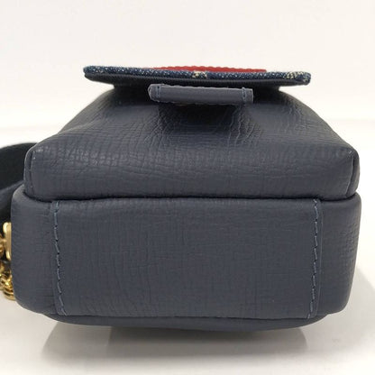 Louis Vuitton Shoulder Bag Double Phone Pouch Monogram Denim Rfid