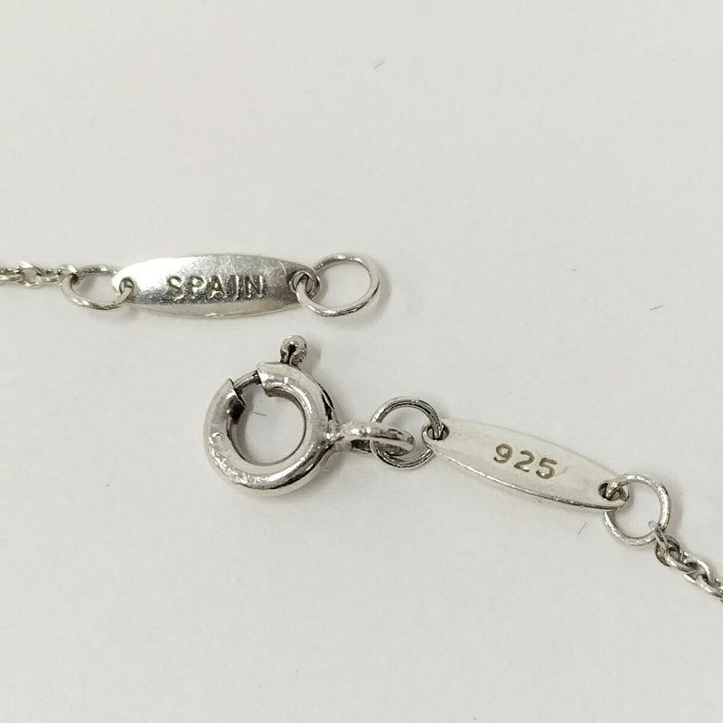 Tiffany & Co Visor Yard Bracelet Diamond 3p Sv925 Silver