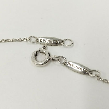 Tiffany & Co Visor Yard Bracelet Diamond 3p Sv925 Silver