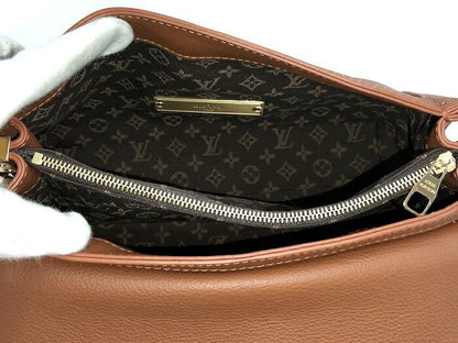 Louis Vuitton Shoulder Bag Dauphine Soft MM Cognac Calf Leather M11476