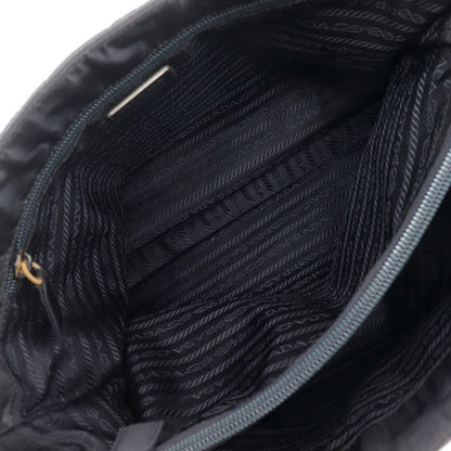 Prada Plastic Chain Nylon Black Women's Tote Bag
