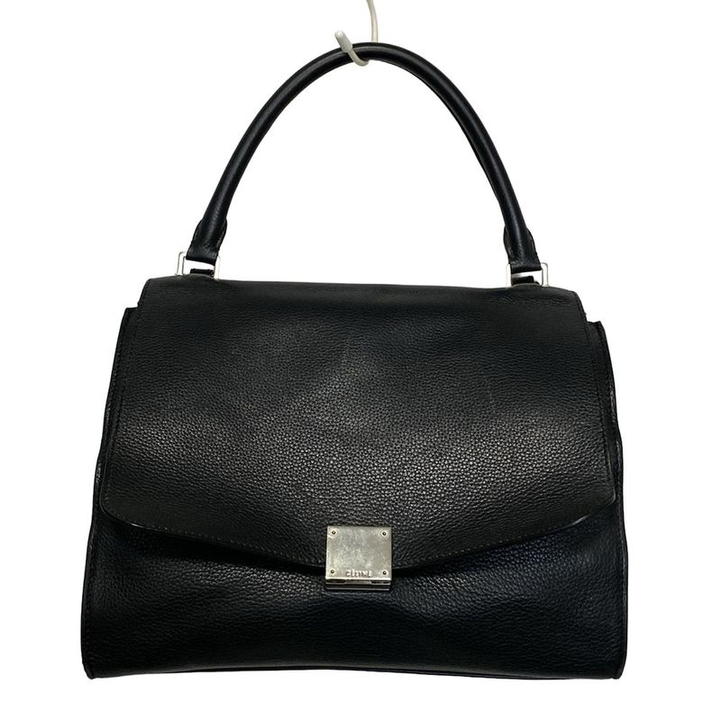 Celine Handbag Trapeze Medium 169543mdb.38no Black Leather