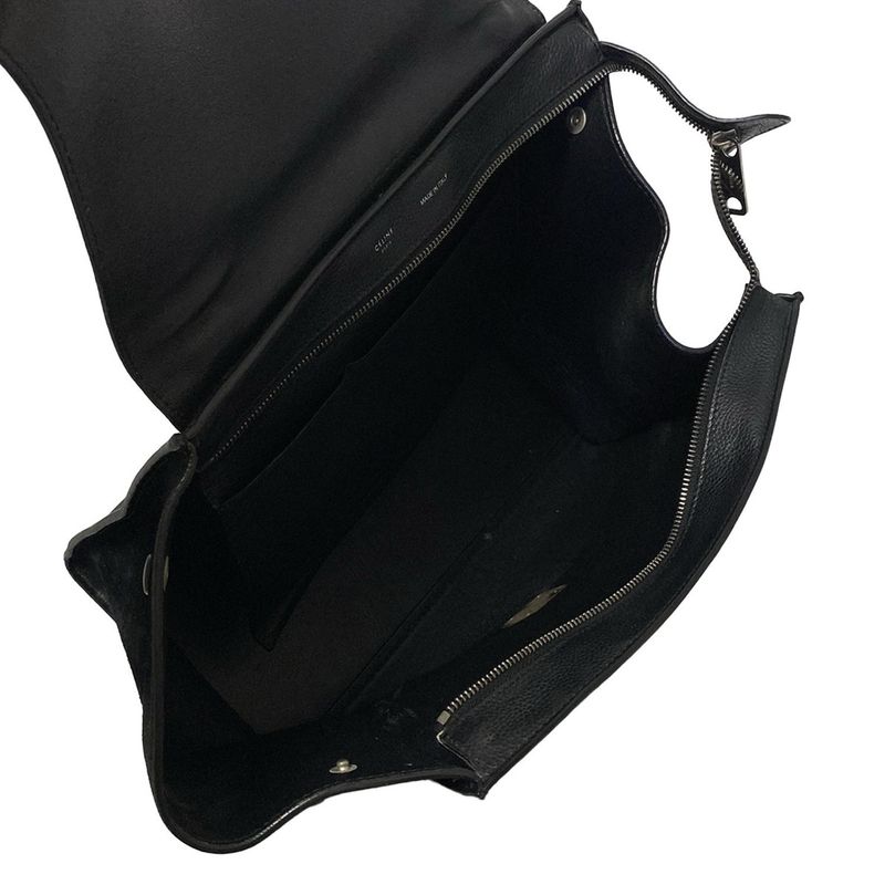 Celine Handbag Trapeze Medium 169543mdb.38no Black Leather