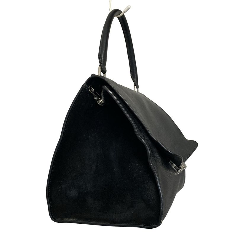 Celine Handbag Trapeze Medium 169543mdb.38no Black Leather