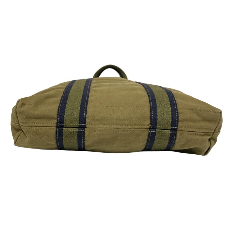 Hermes Tote Bag Fourre Tout Cabas Khaki X Navy