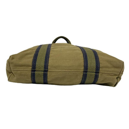 Hermes Tote Bag Fourre Tout Cabas Khaki X Navy