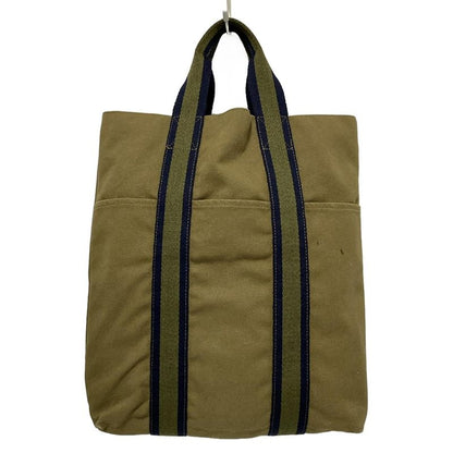 Hermes Tote Bag Fourre Tout Cabas Khaki X Navy
