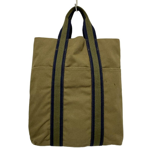 Hermes Tote Bag Fourre Tout Cabas Khaki X Navy