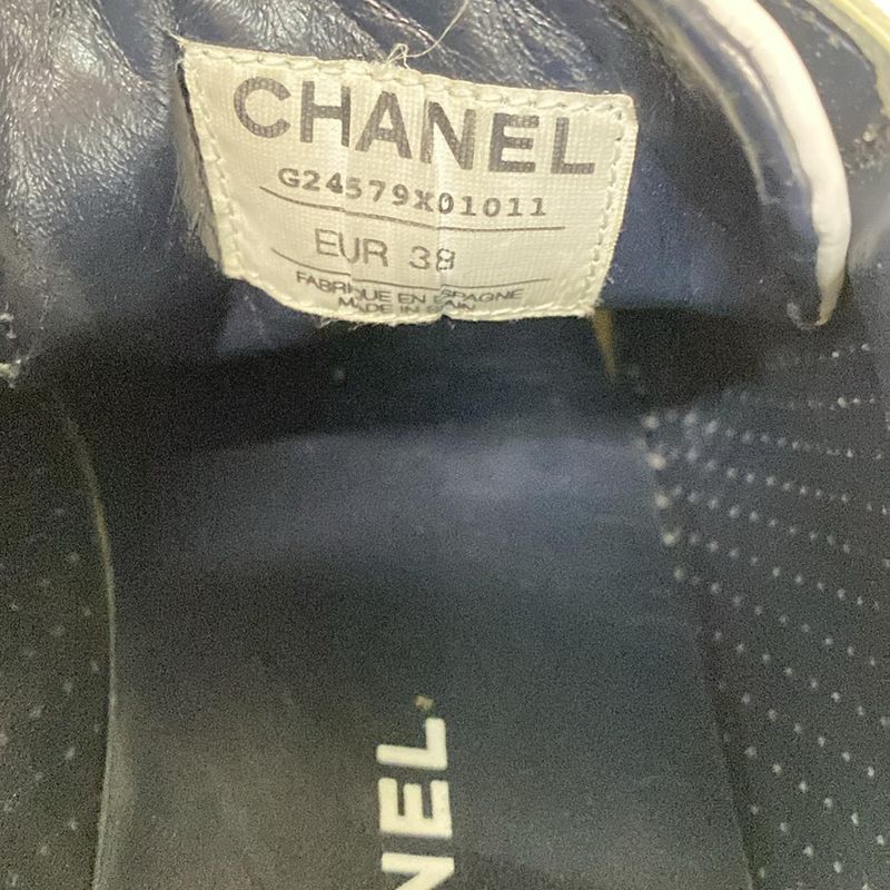 Chanel Sneakers EU 38 Women's - G24579 White Sports Line Insole Removable