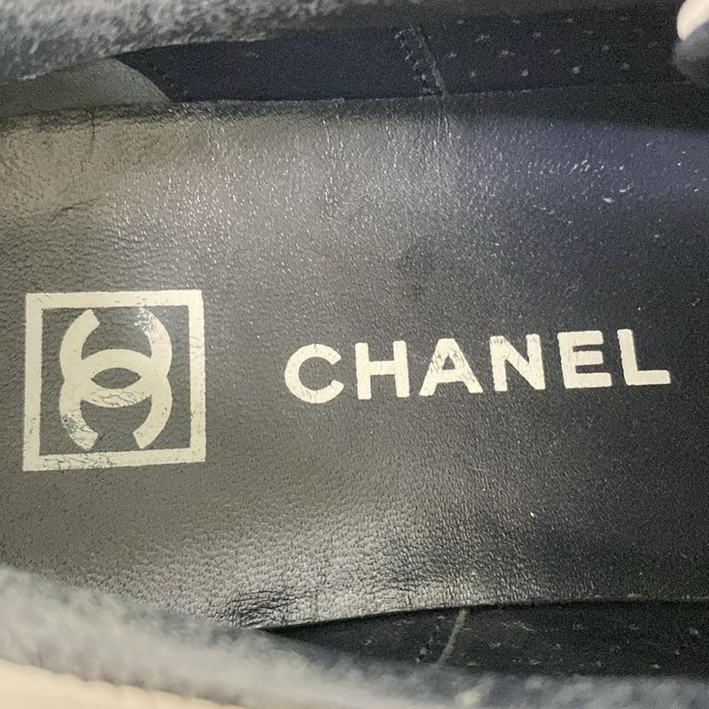 Chanel Sneakers EU 38 Women's - G24579 White Sports Line Insole Removable