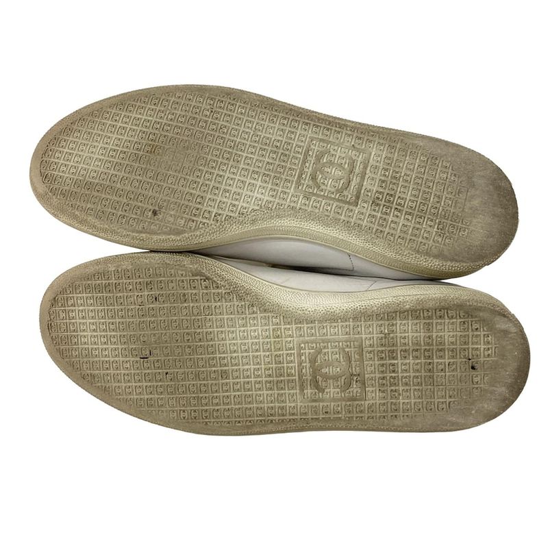 Chanel Sneakers EU 38 Women's - G24579 White Sports Line Insole Removable