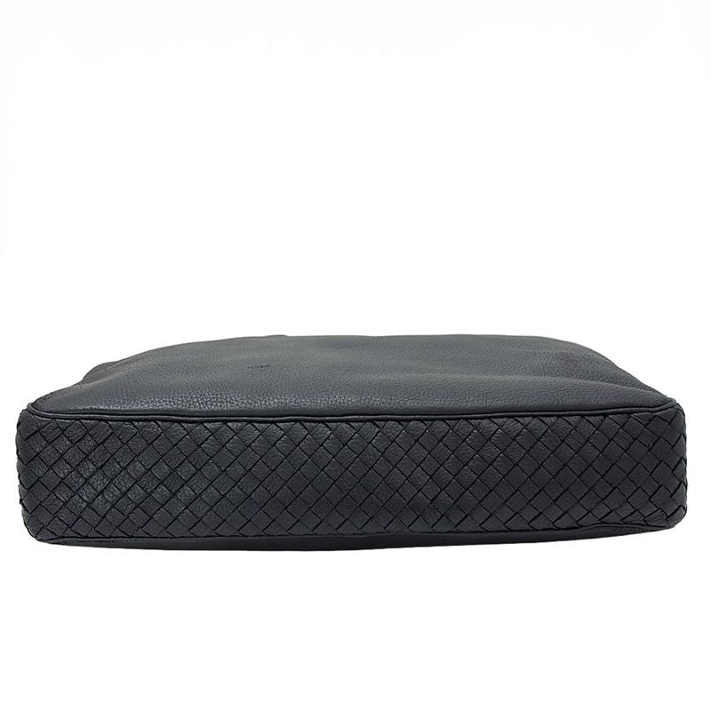 Bottega Veneta Business Bag Intrecciato Black Main Item No Lock Leather