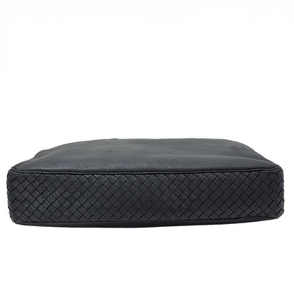 Bottega Veneta Business Bag Intrecciato Black Main Item No Lock Leather