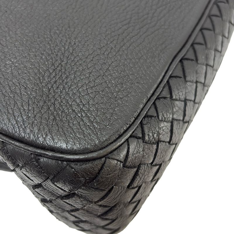 Bottega Veneta Business Bag Intrecciato Black Main Item No Lock Leather