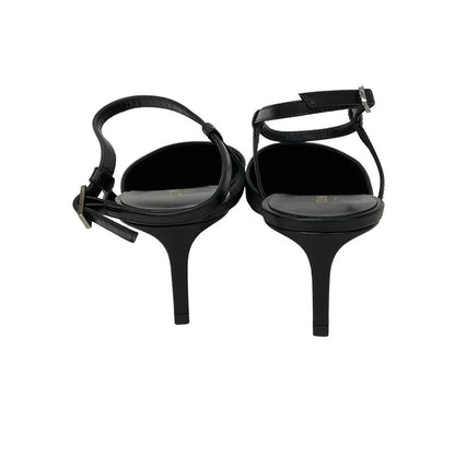 Celine Sandals 38 Women's - Black Leather