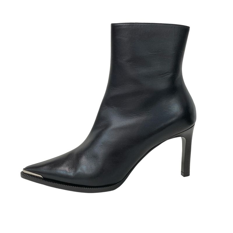Celine Short Boots 38 Women's - Black Leather