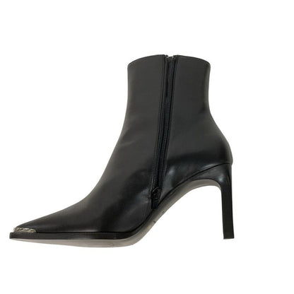 Celine Short Boots 38 Women's - Black Leather