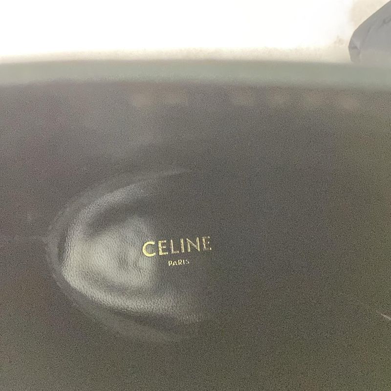 Celine Short Boots 38 Women's - Black Leather