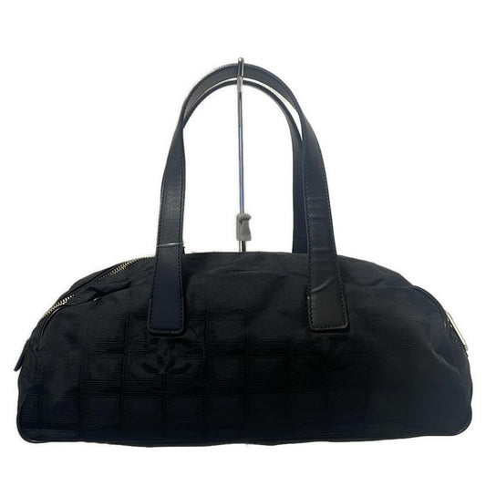 Chanel Handbag New Travel Line Black Leather