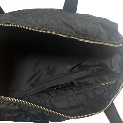 Chanel Handbag New Travel Line Black Leather