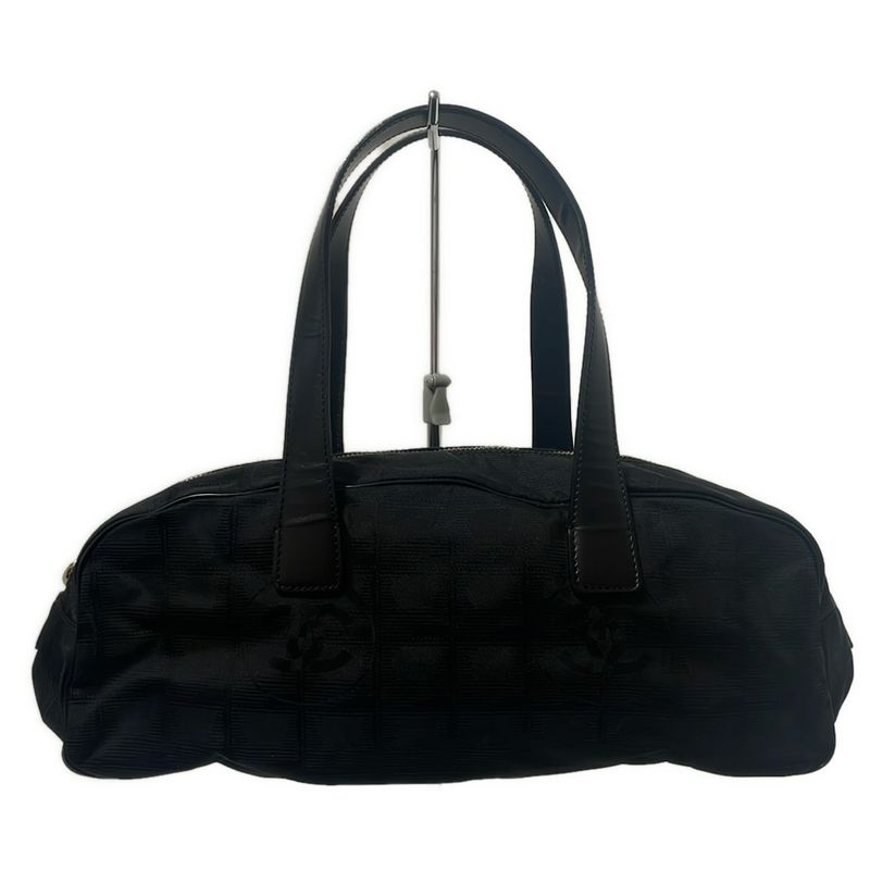 Chanel Handbag New Travel Line Black Leather