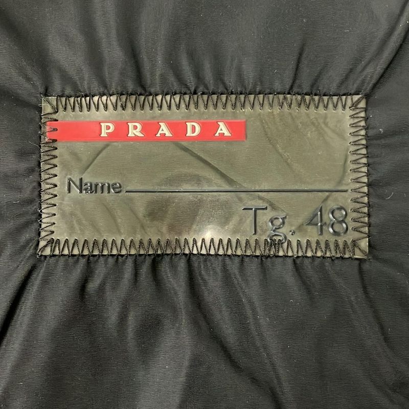 Prada Sport Blouson Size 48 M Men's - Black Long Sleeve Spring Autumn
