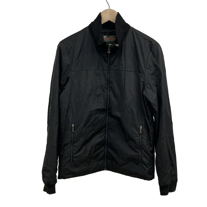 Prada Sport Blouson Size 48 M Men's - Black Long Sleeve Spring Autumn