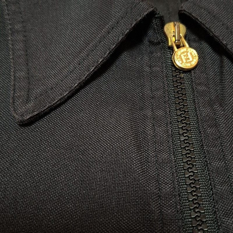 Fendi Jeans Vest Size 40(i) M Women's - Black Zip Up