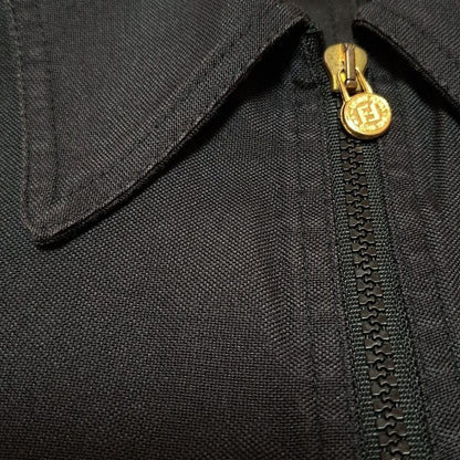 Fendi Jeans Vest Size 40(i) M Women's - Black Zip Up