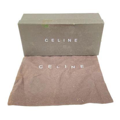 Celine Flat Shoes 35 Women's - Brown X Navy X White Horse Carriage Leather