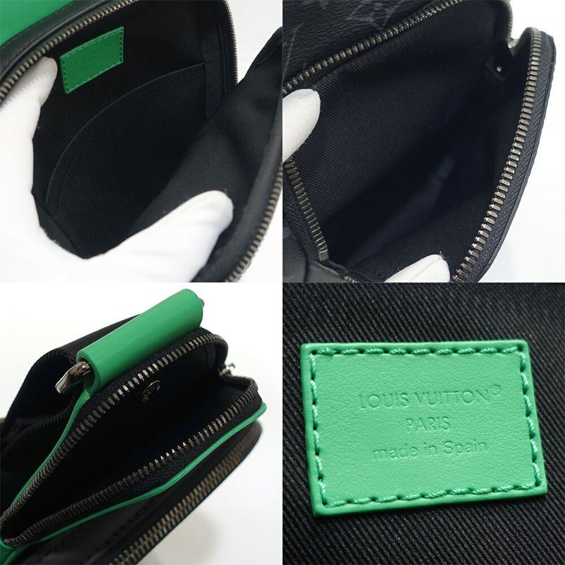Louis Vuitton Avenue Ring Bag PM M25891 Monogram -eclipse Black Green