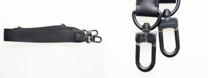 Louis Vuitton Trio Messenger M46602 Monogram Shadow Shoulder Bag Noir Black