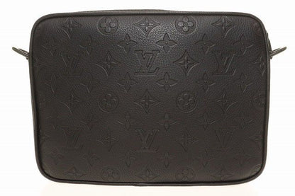 Louis Vuitton Trio Messenger M46602 Monogram Shadow Shoulder Bag Noir Black