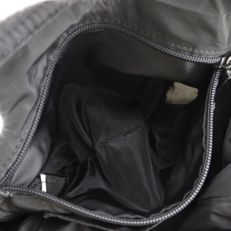 Prada 2way Shoulder Nylon Black Ladies Tote Bag