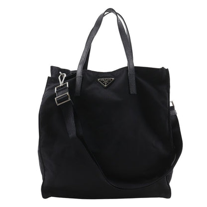 Prada 2way Shoulder Nylon Black Ladies Tote Bag