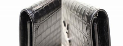 Yves Saint Laurent Kate Leather Chain Wallet Tassel Small