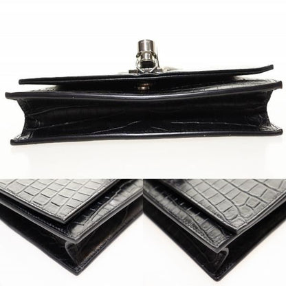 Yves Saint Laurent Kate Leather Chain Wallet Tassel Small