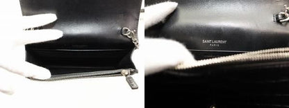 Yves Saint Laurent Kate Leather Chain Wallet Tassel Small