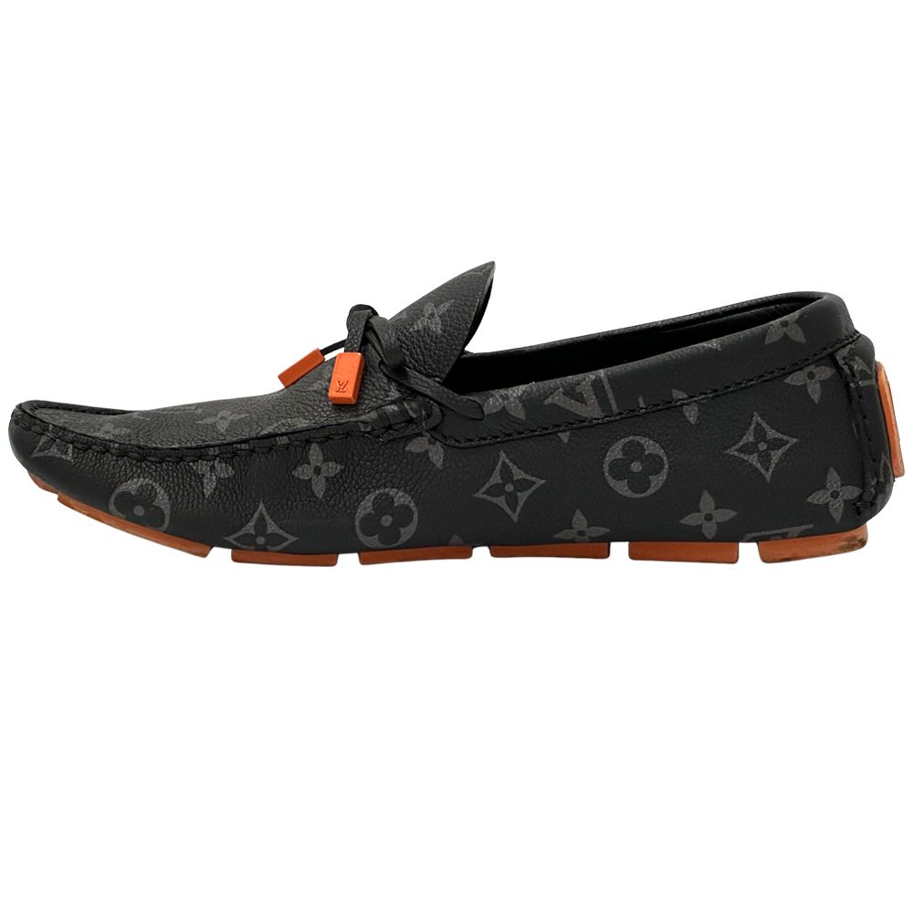 Louis Vuitton Leather Shoes Men'S Brand Loafers Monogram Eclipse Monogram