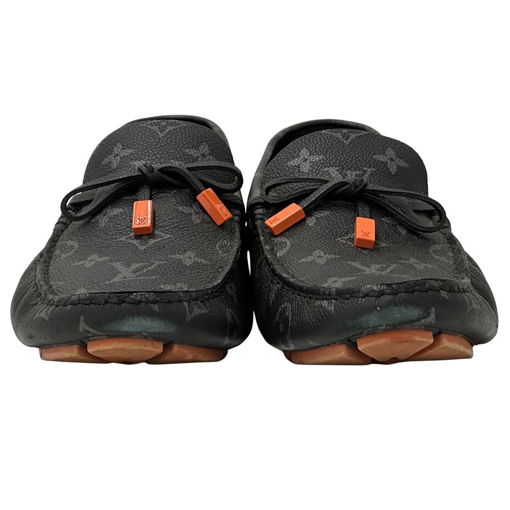 Louis Vuitton Leather Shoes Men'S Brand Loafers Monogram Eclipse Monogram