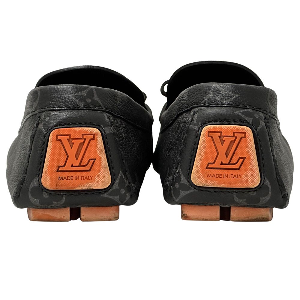 Louis Vuitton Leather Shoes Men'S Brand Loafers Monogram Eclipse Monogram