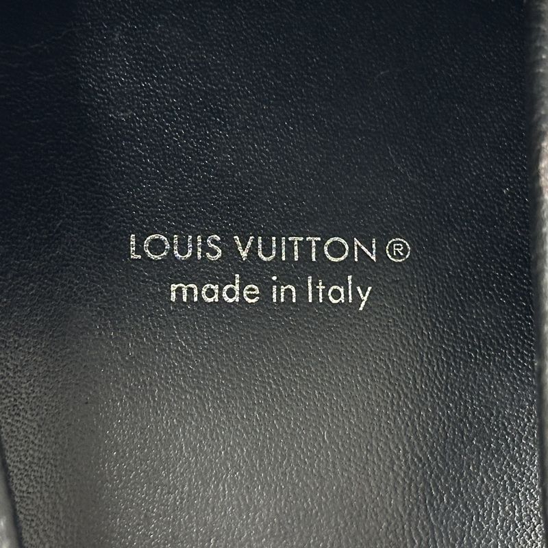 Louis Vuitton Leather Shoes Men'S Brand Loafers Monogram Eclipse Monogram