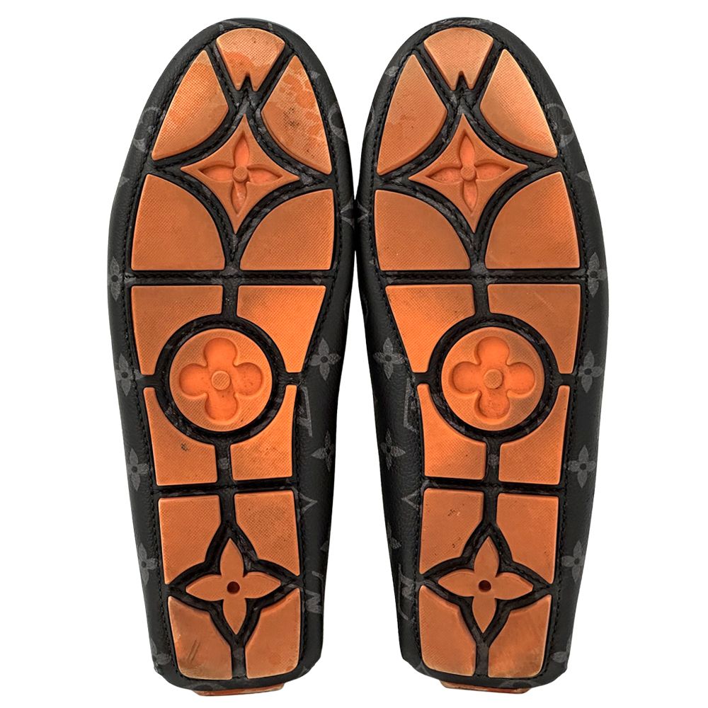 Louis Vuitton Leather Shoes Men'S Brand Loafers Monogram Eclipse Monogram