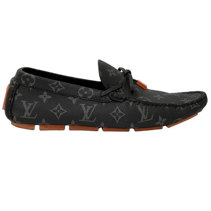 Louis Vuitton Leather Shoes Men'S Brand Loafers Monogram Eclipse Monogram