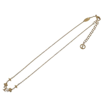 Louis Vuitton Baby Necklace Metal Gold Ladies