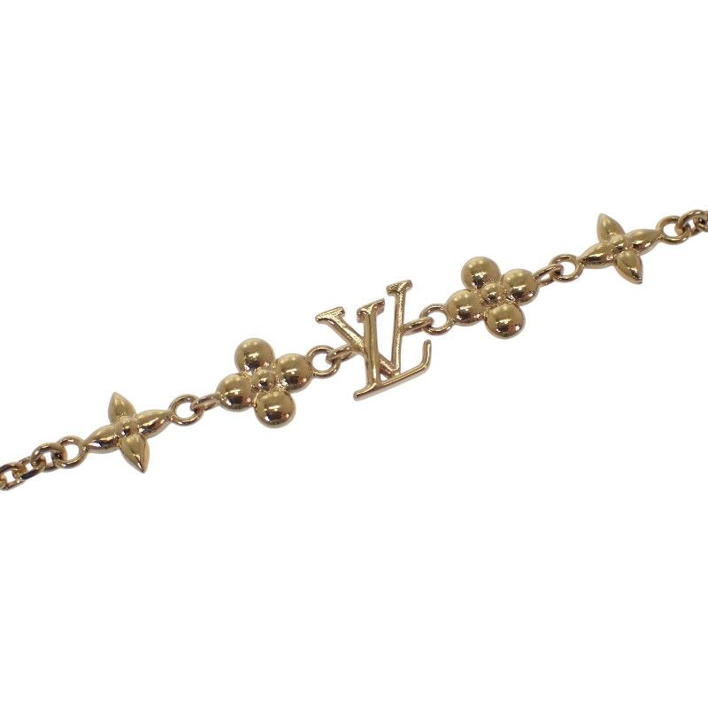 Louis Vuitton Baby Necklace Metal Gold Ladies