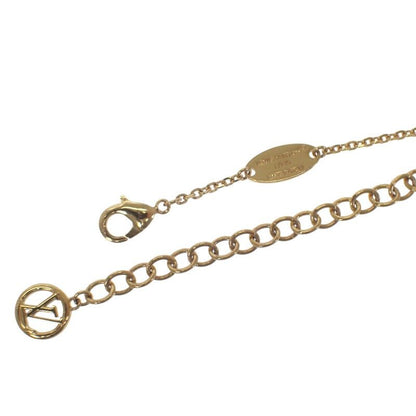 Louis Vuitton Baby Necklace Metal Gold Ladies